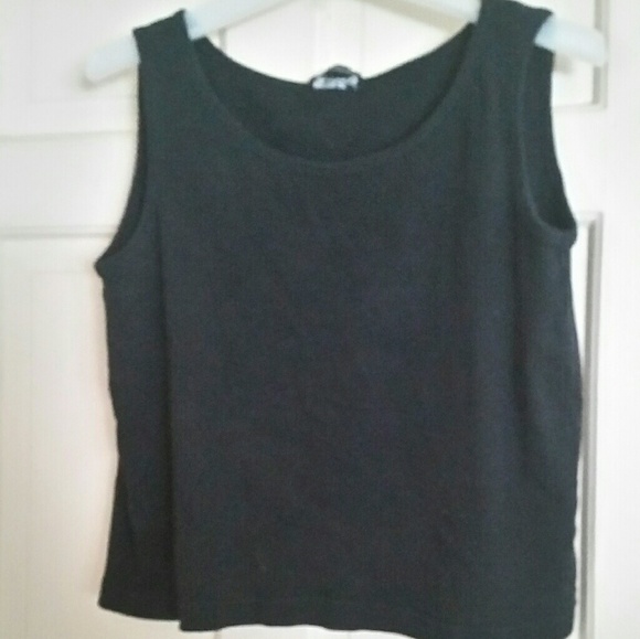 EZ Gear Black Knit Sleeveless Top Size XL - Picture 1 of 3